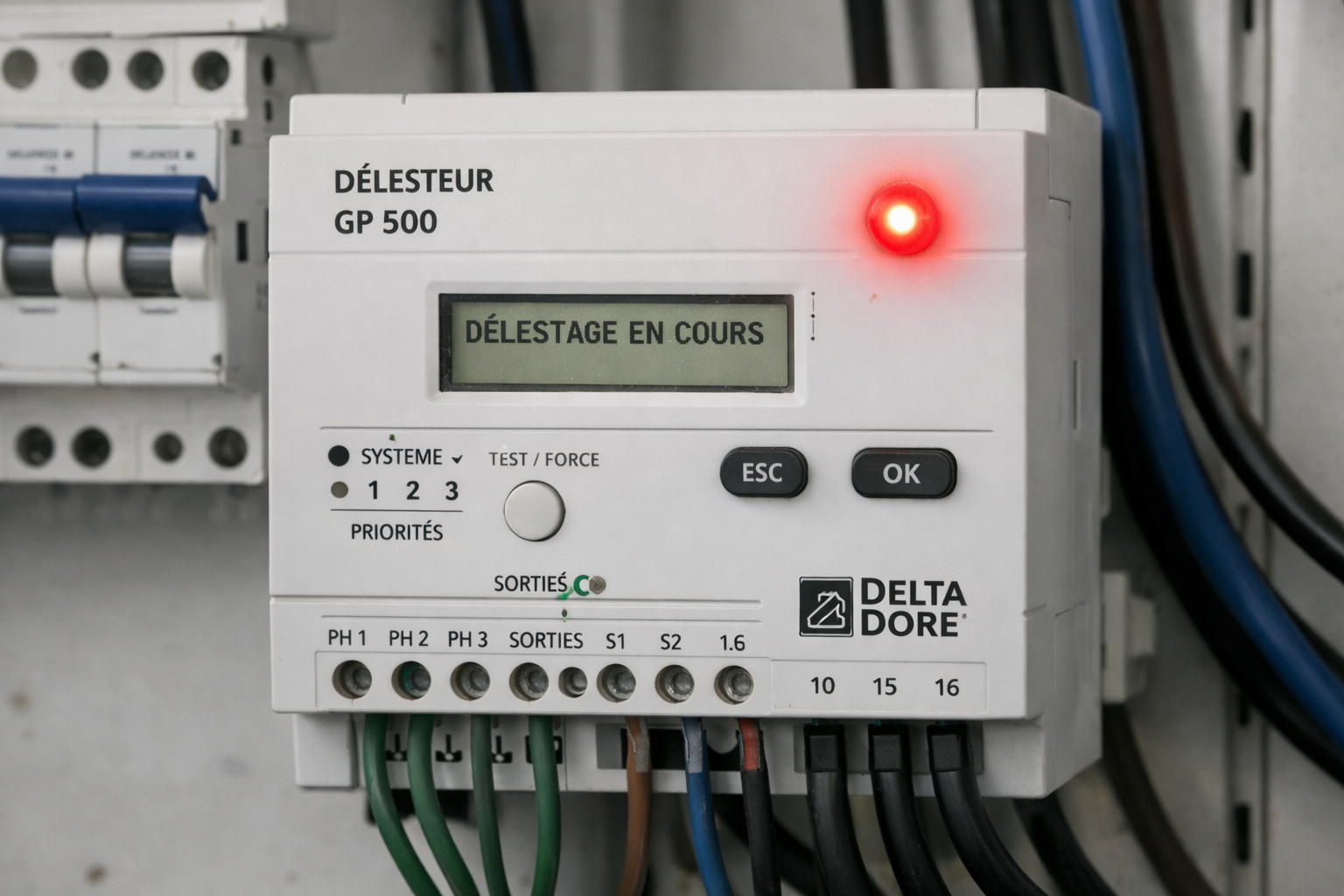 Gestion efficace du délester delta dore gp 500 voyant rouge et — free download