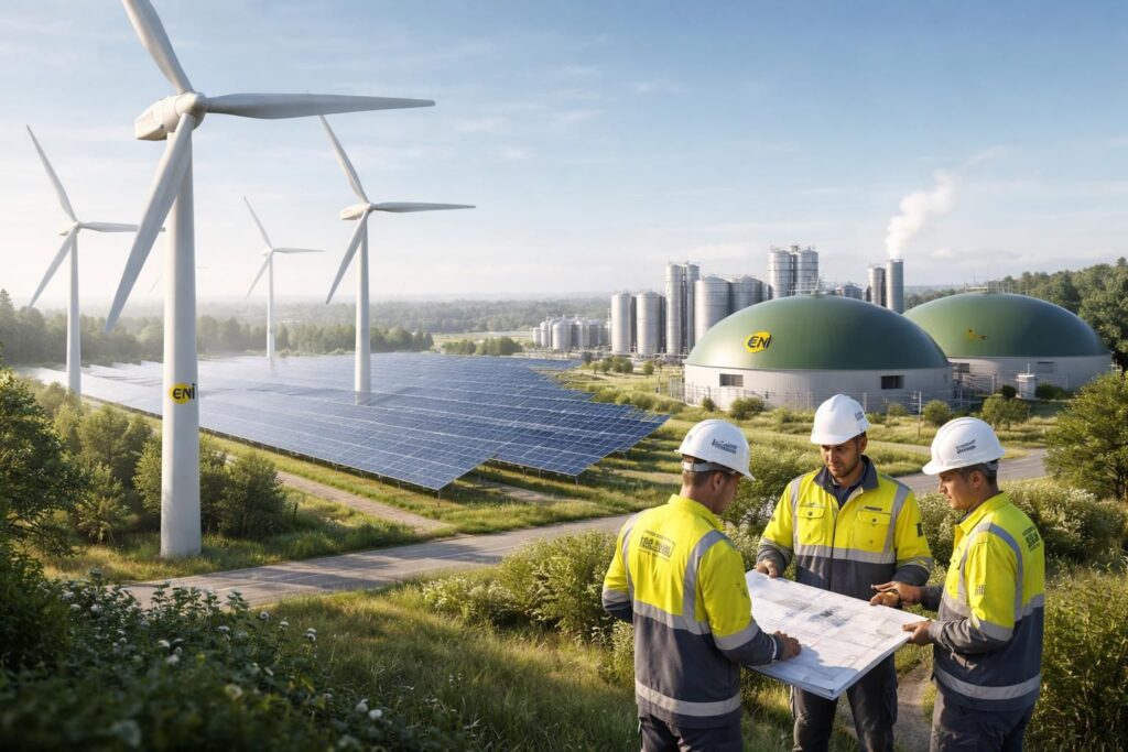 Comment ENI se positionne sur le marché des énergies renouvelables