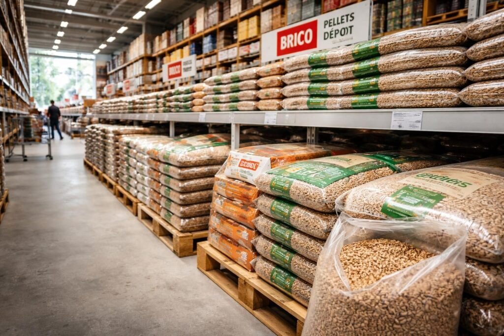 Guide d’achat des pellets : prix des pellets chez Brico Dépôt à ne pas manquer