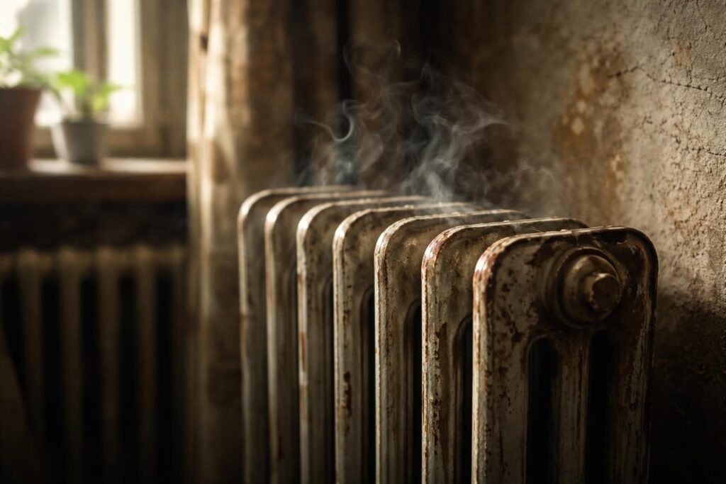 Radiateur avec une odeur d’œuf pourri : conseils pour les propriétaires de maisons anciennes