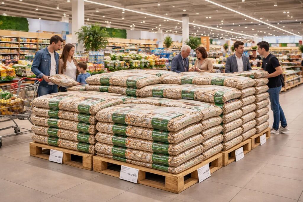 Apprenez tout sur la promotion des granulés de bois chez Leclerc aujourd’hui