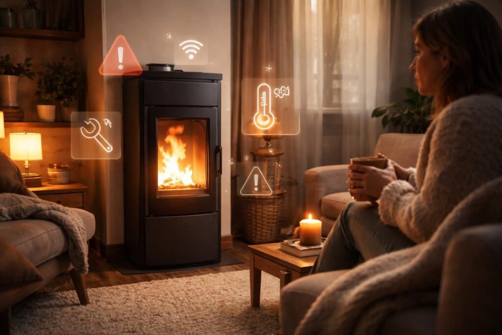 Les implications des codes erreur du poêle à granulés sur votre confort thermique